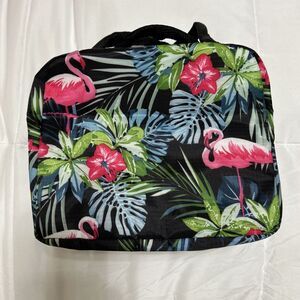 New Flamingo Insulated Reusable Lunch Bag With Zipper Small Lightweight Tropical